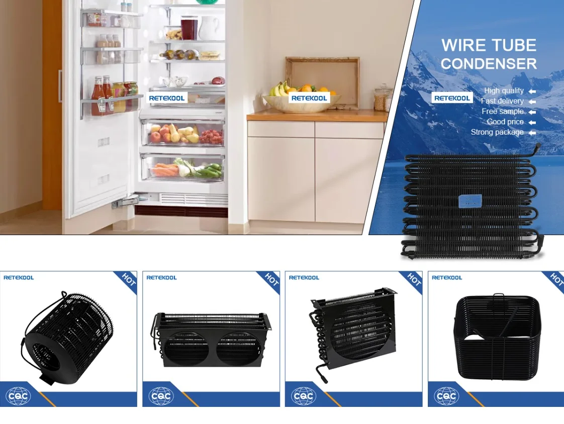 Commercial Refrigerator Freezer Powder Coated Wire Mesh Shelves