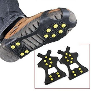 spiked overshoes