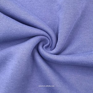 Высококачественный чистый органический хлопок 100% хлопок вязание французская махровая ткань флис для спортивной одежды