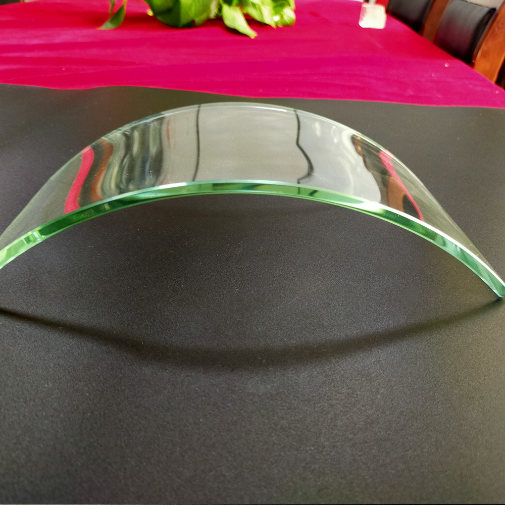 Processing Plant Customized Density Clear Curved Tempered Toughened Glass Factory