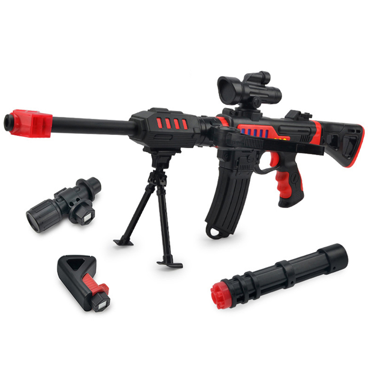 2020 самые популярные игрушки для мальчиков AK пистолет-пулемет модель Электрический магнитный пистолет голос пистолет в собранном виде комплект ролевые игры, игрушки для детей