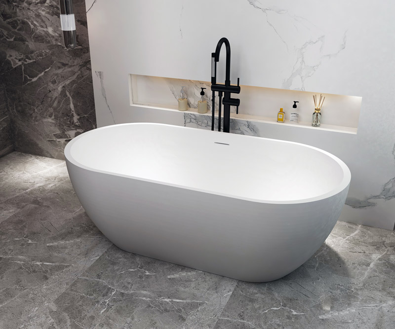 pensen美国室内浴缸人造石浴缸哑光黑色亚克力浴缸 - buy bath tub