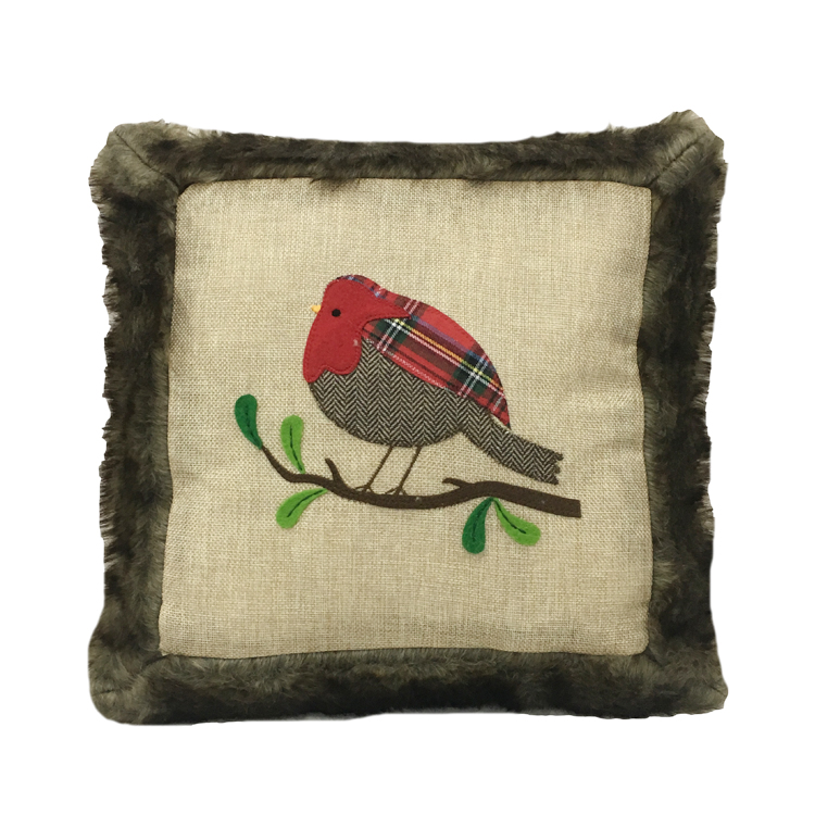 Декоративная меховая подушка для домашнего дивана, квадратная сублимационная наволочка для подушки на заказ