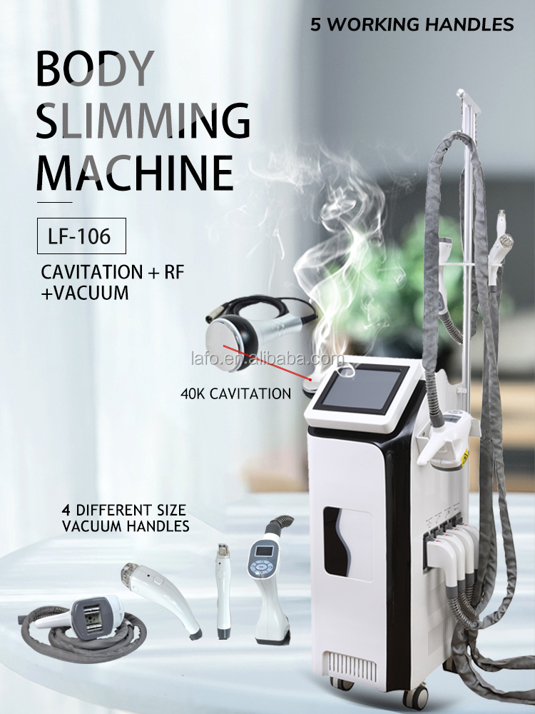 5 in 1 Infrared Laser valeshape roller body slimming machine skin tighten weight loss face lifting CE approved