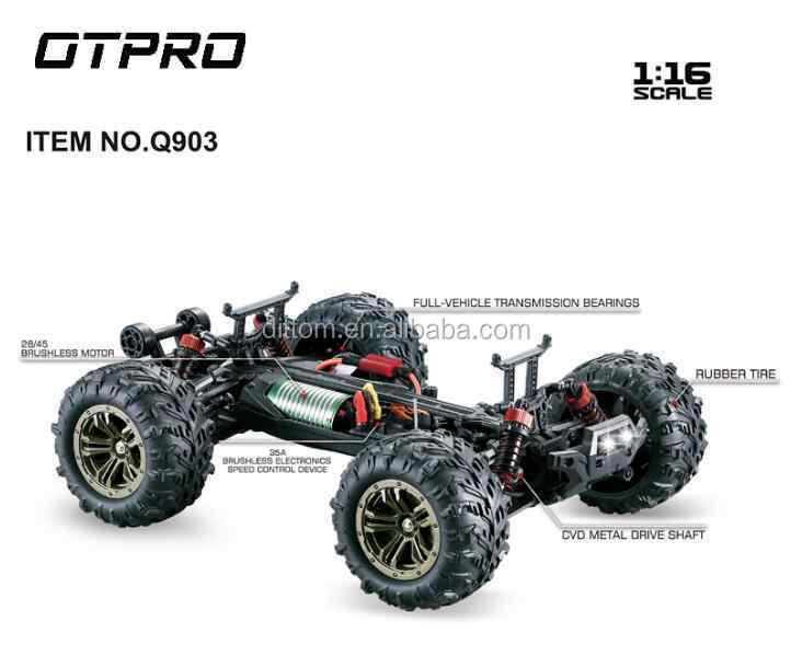 Q903 Brushless Short Course Truggy 2.4G 1/16 4WD Cross Country Racing Monster Truck car(52Km/h)