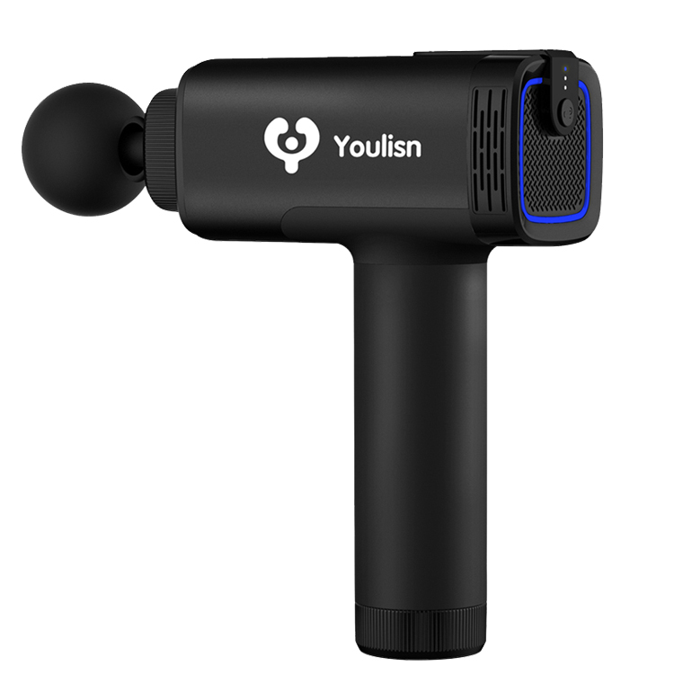 Youlisn розетки Портативный аккумуляторная литиевая батарея с бесщеточным двигателем глубокий массаж мышц пистолет