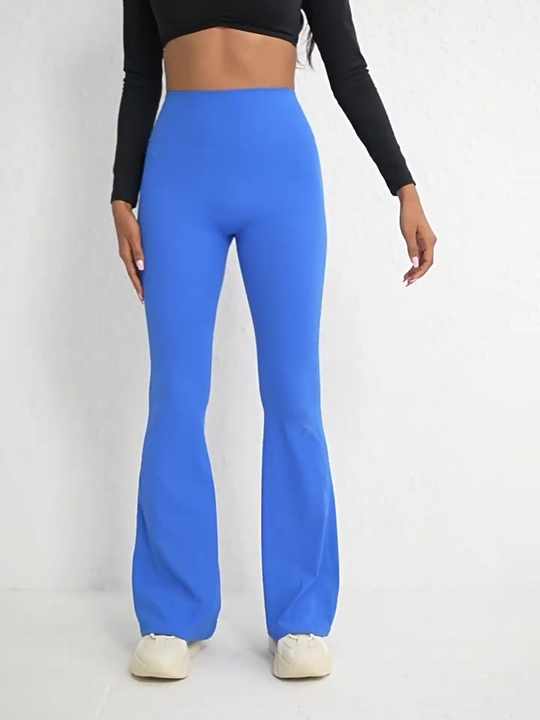 High Waist Scrunch Flare Yoga Pants for Women GYMWISH