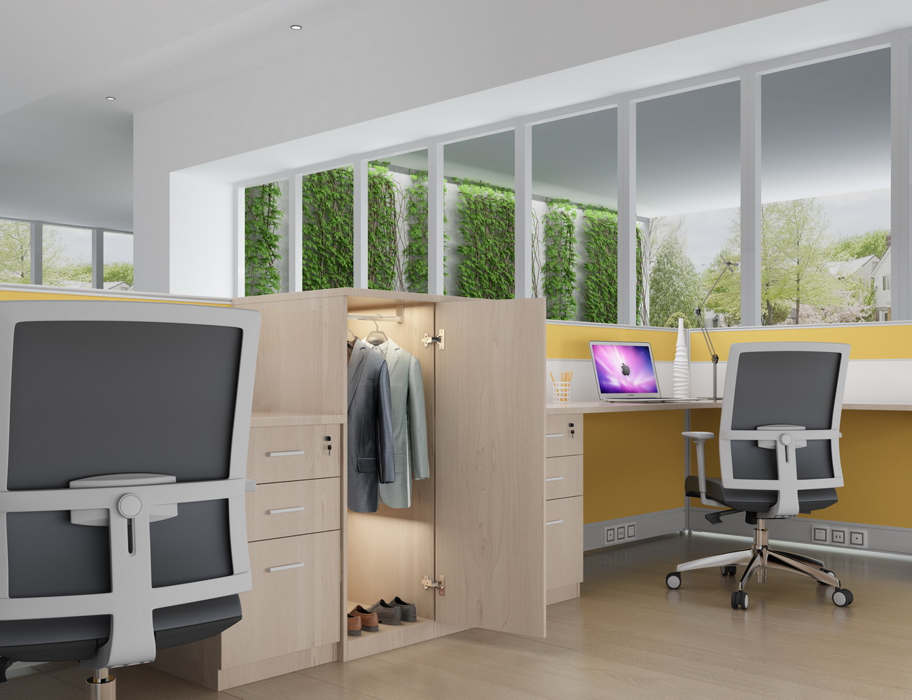 现代工作站模块化家具办公分区系统 - buy modern workstation