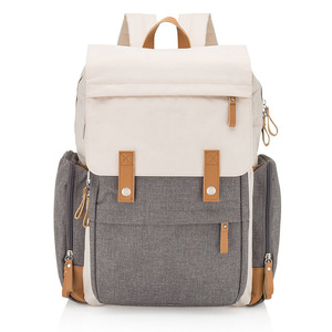 New Fashion Multifunctional Colorful recycled polyester Mommy baby Diaper Bags backpack