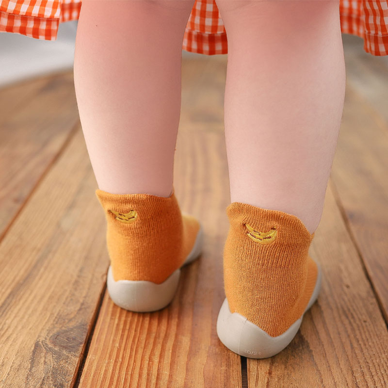 Мягкие удобные детские туфли, детские с пуховной внутренной частью, резиновая подошва противоскользящая обувь для младенцев