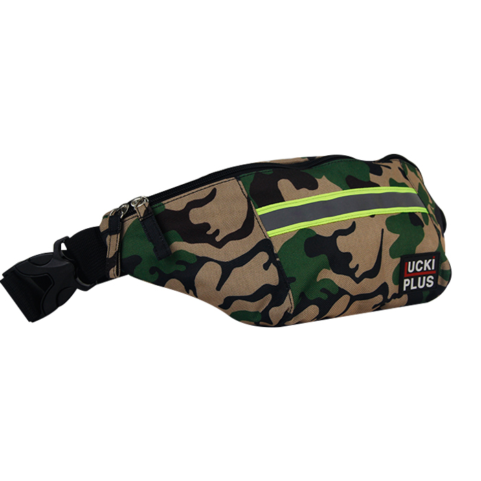 Camouflage logo personalizzato riflettente uomini viaggi sport in esecuzione marsupio marsupio