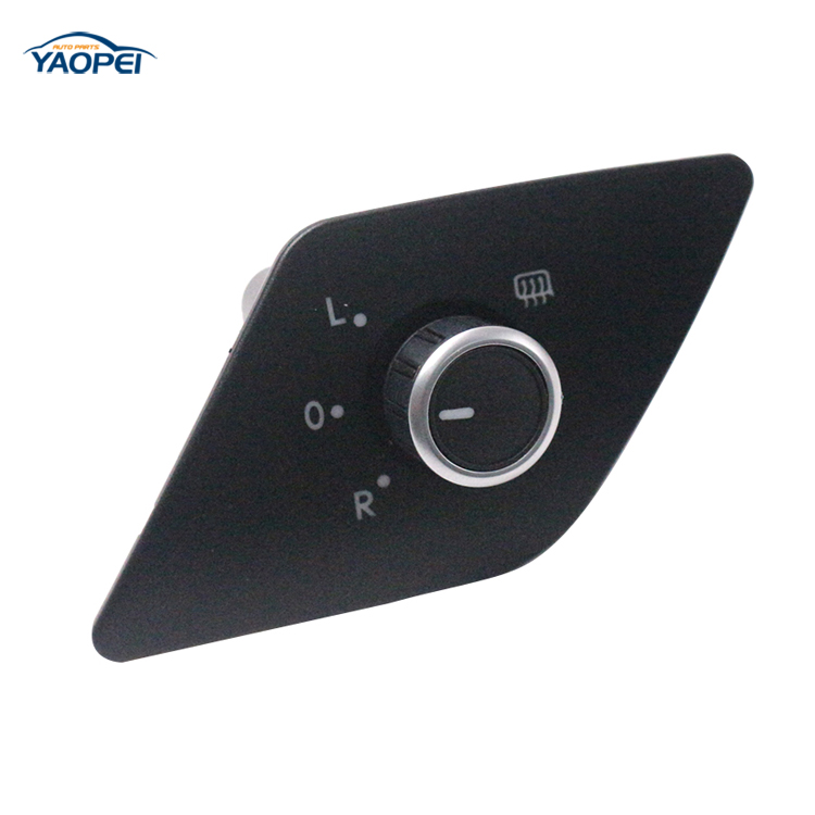 Side Mirror Switch Side Mirror Control Heat Fold Knob Switch for VW MK Jetta 2011-2013 16D959565A