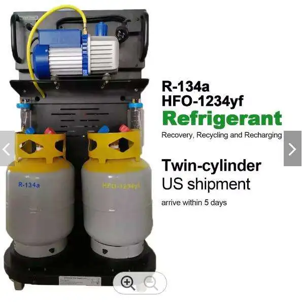 Tektino Rcc-6s-dual Refrigerant Recovery And Recharge Machine For R134a And  R1234yf Automotive A/c Systems - Air-conditioning Installation - AliExpress