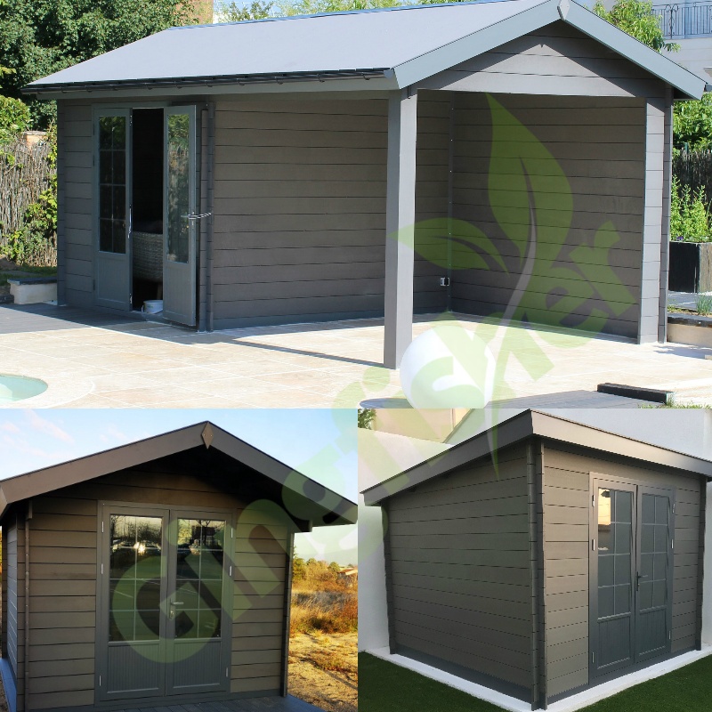 Прочный садовый пластиковый сарай для хранения инструментов из полиэтилена высокой плотности