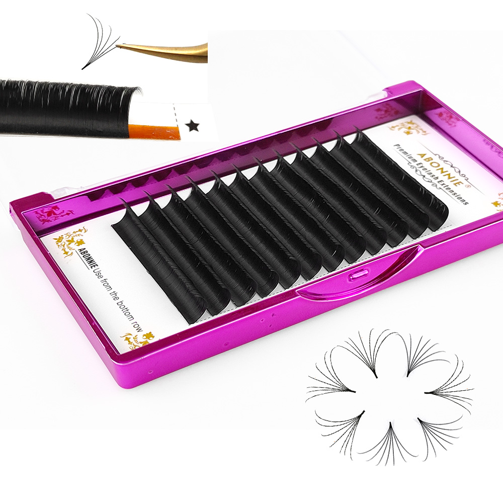 Этикетка для быстрого наращивания Easy Fan 25 мм Индивидуальные ресницы для наращивания норковые мягкие ресницы Autofan