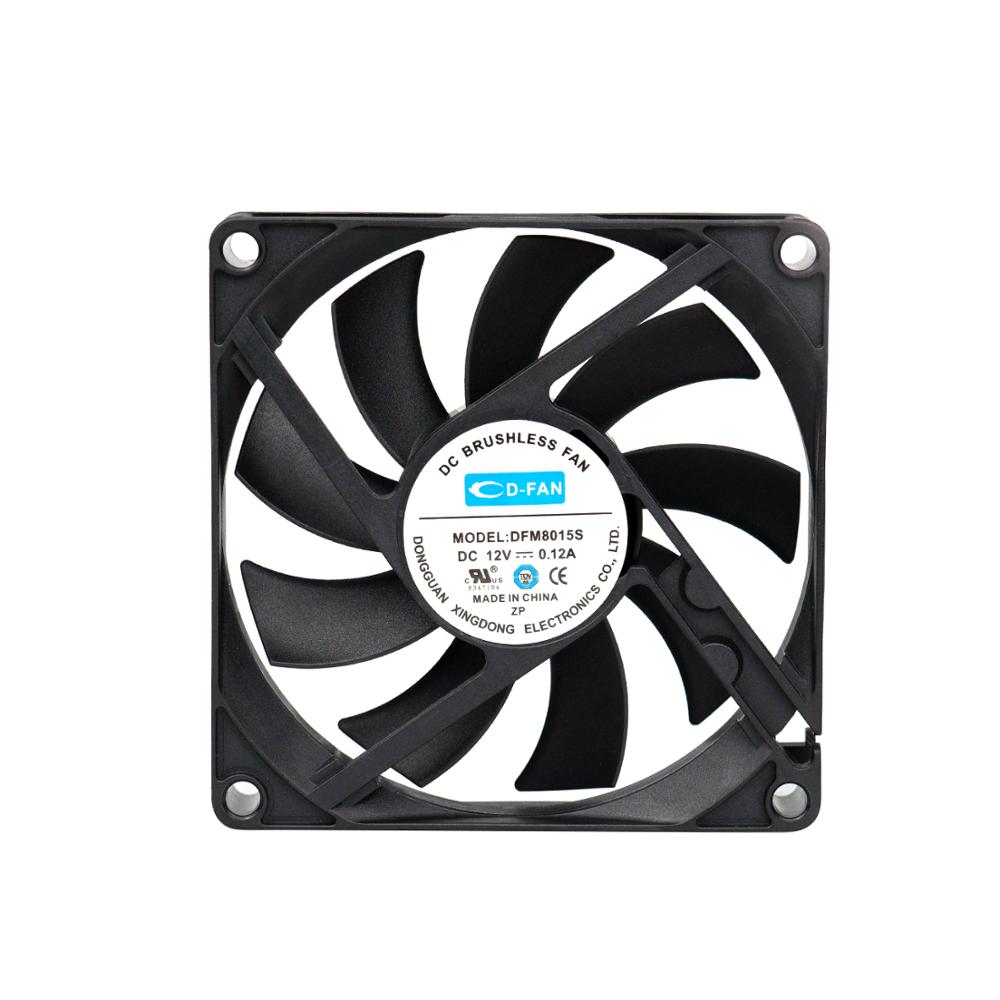 ventilateur fan brushless 80x80x10 12v dc 3d print cnc