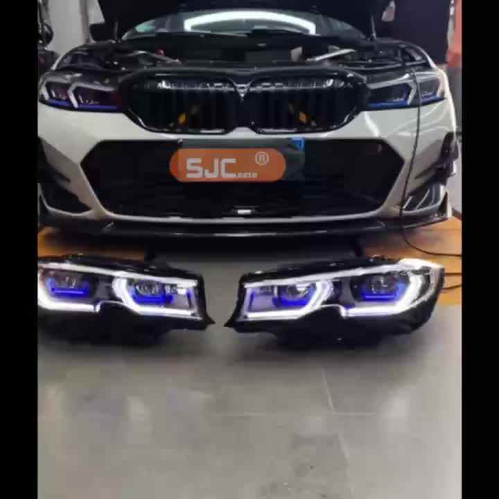SJCオートレーザーヘッドライト BMW 3シリーズ G20 G28 19-22用 ヘッド