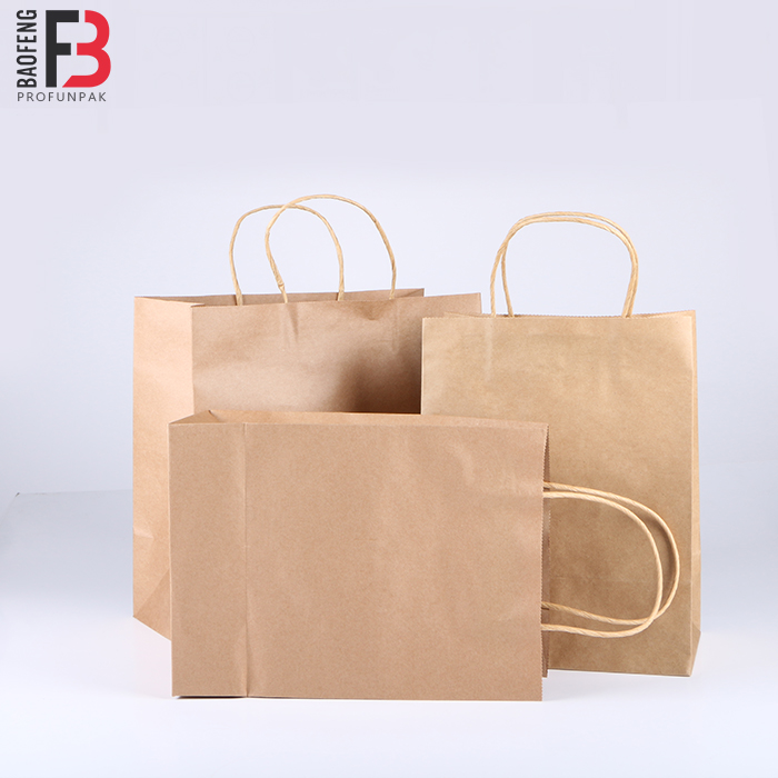 Перерабатываемый пакет из крафт-бумаги для пищевых продуктов, имеющиеся характеристики с низким минимальным заказом и бумажная коробка для пищевых продуктов