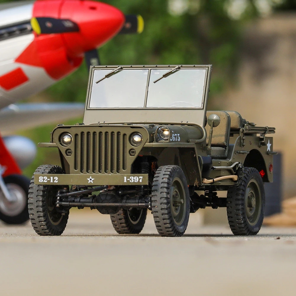1941 Willys MB 1/12 ROC Hobby FMS RC Car - WWII Replica