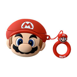 Moda Bonito Dos Desenhos Animados Suave Silicone À Prova de Choque Sem Fio do Fone de ouvido Tampa Cheadphones
