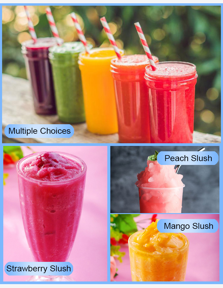 Thương Mại Đông Lạnh Máy Uống Giá Rẻ Slush Máy Để Bán Ice Slush Máy