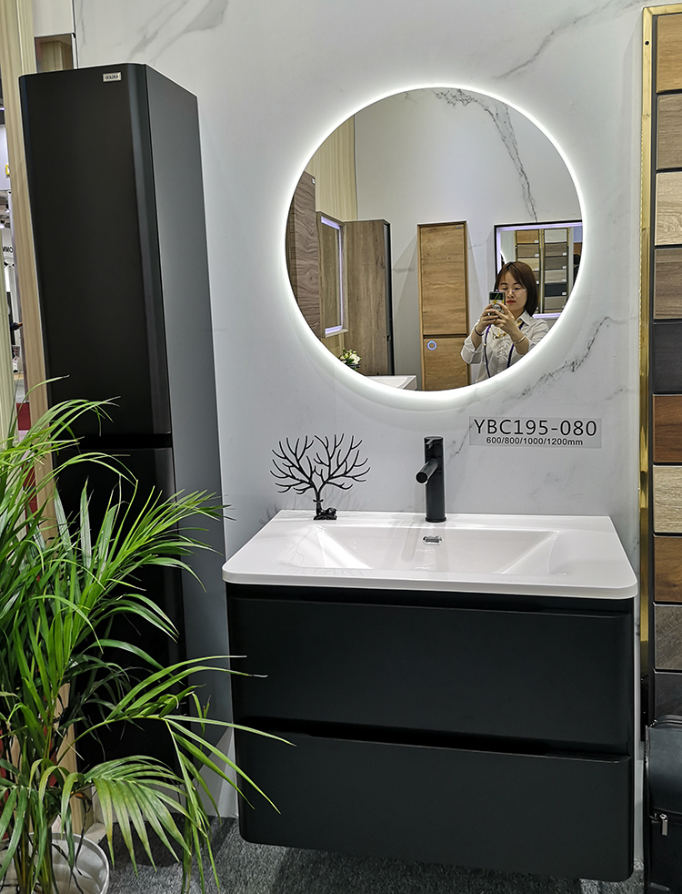 Wall MDF waterproof bathroom washbasin cabinet bathroom furniture