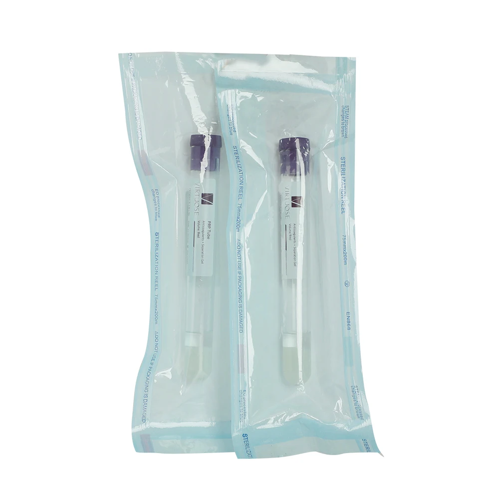 Тестовая трубка Prp Acd + гель 9 мл для выпадения волос, плазма с богатым тромбоцитом