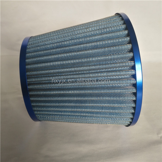 BLUE UNIVERSAL 3.5/" 89mm SMALL AIR FILTER FOR DODGE AIR INTAKE+PIPE