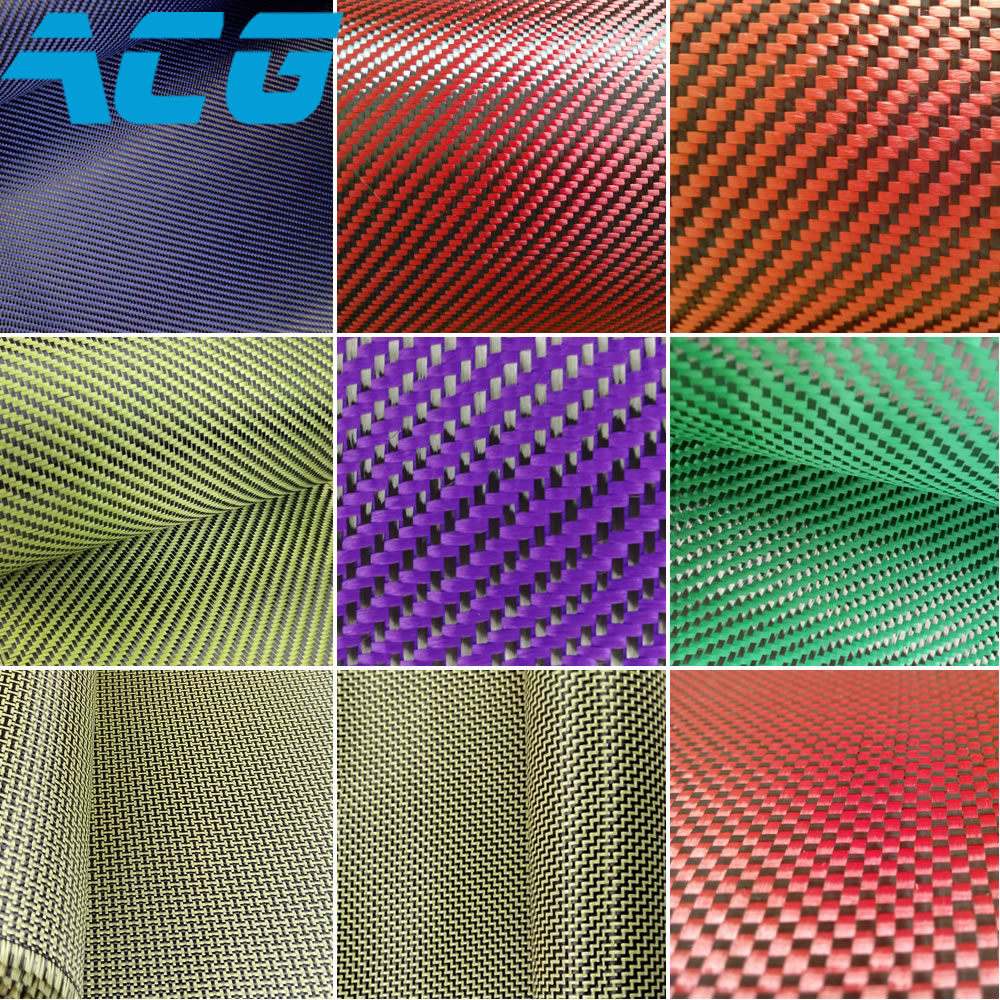 10米200克斜纹红碳凯夫拉织物汽车配件 - buy carbon kevlar fabric
