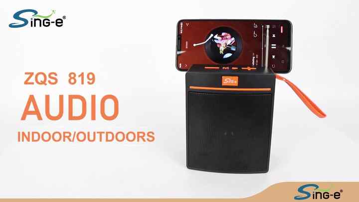 SING-E ZQS819 Portable Bluetooth Speaker - Wireless Outdoor Music
