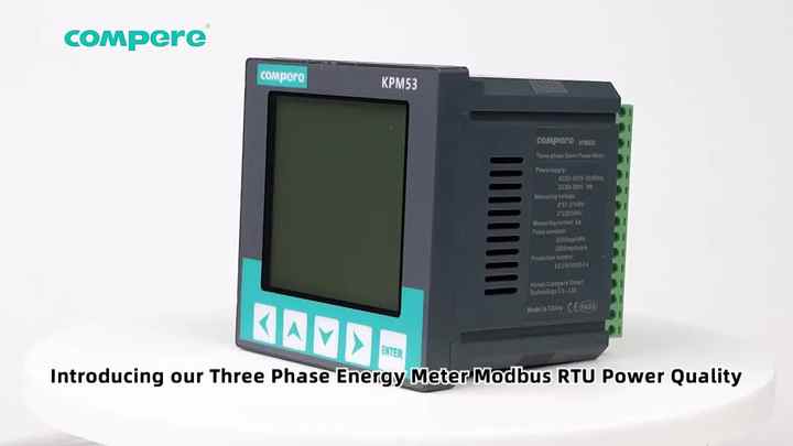 3 Phase Digital Panel Power Data Logger Programmable Modbus RS485 ...