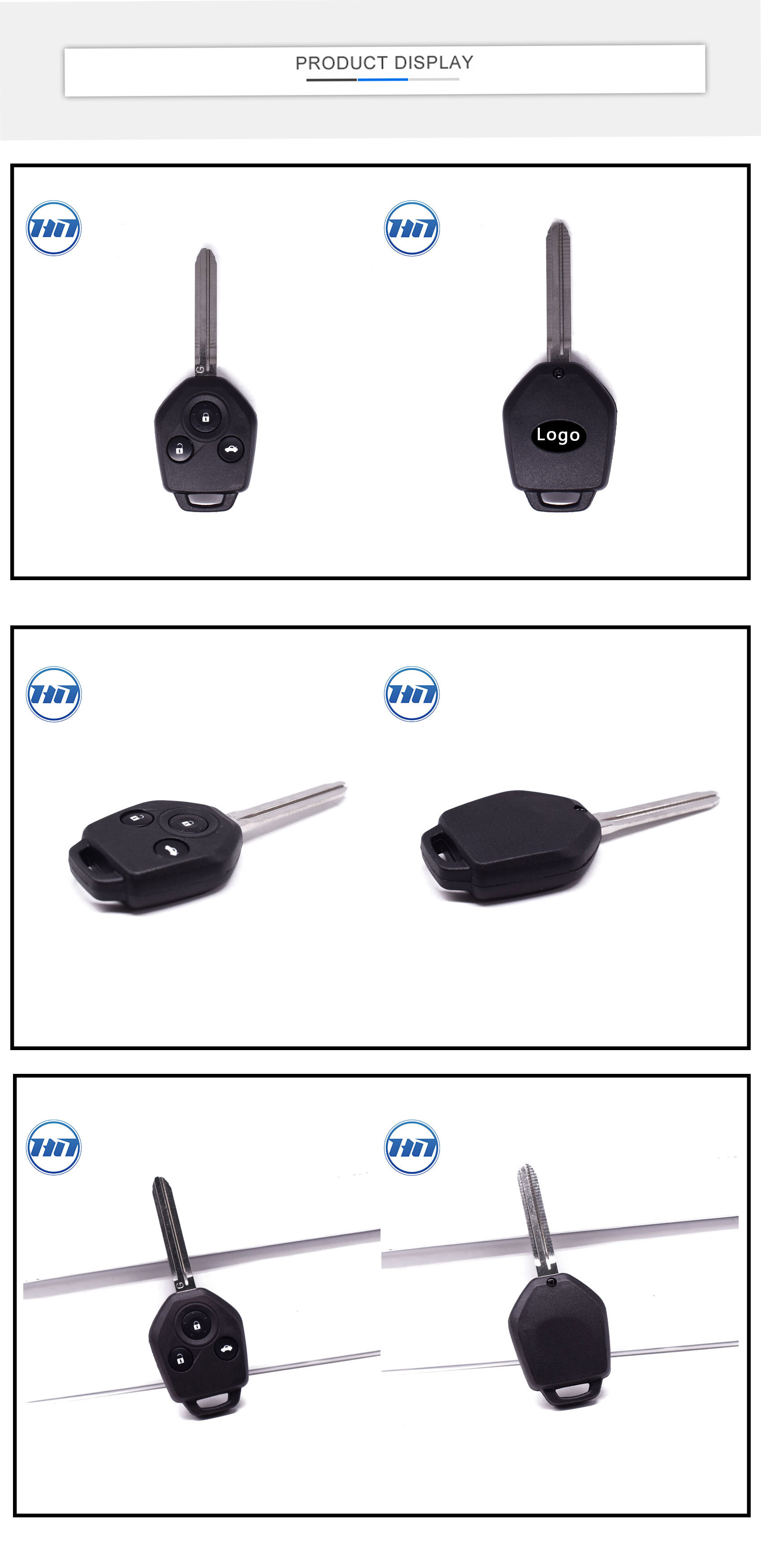 High quality  ASK315MHz  3 buttons Remote Control Car key Folding  Remote Entry Fit For Subaru