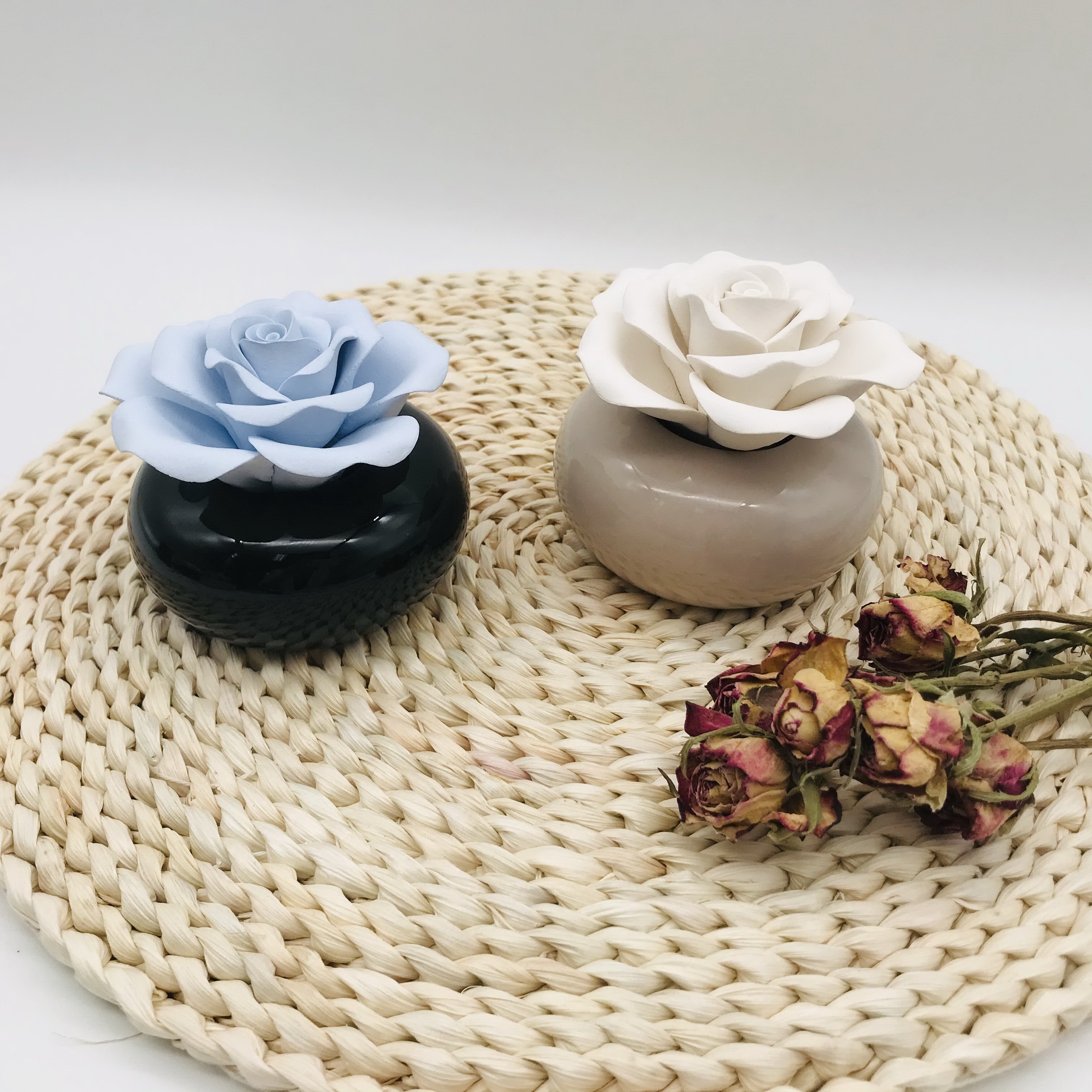 Подарок на день Святого Валентина, подарок на день матери, аромадиффузор с цветами ручной работы