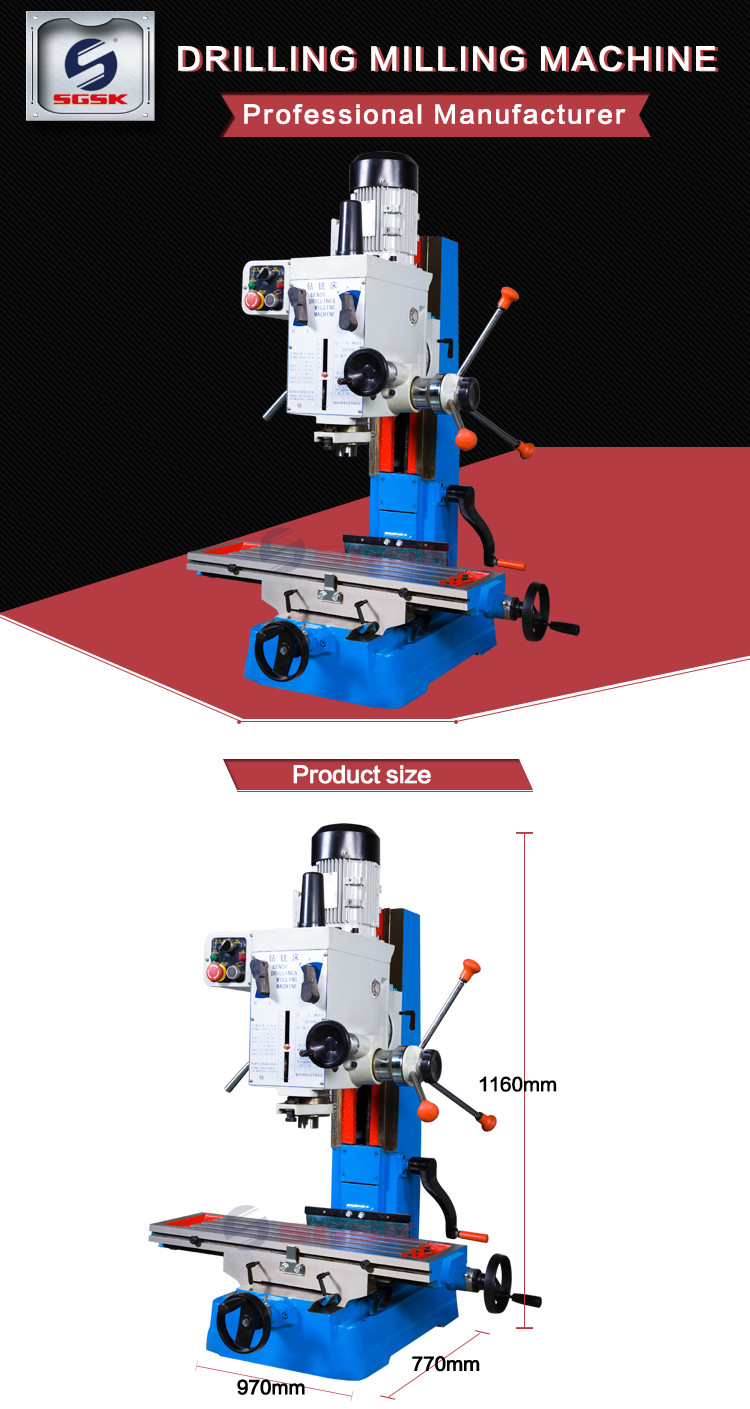 Bench Milling Drilling Machine ZX7045 - Precision and Durability