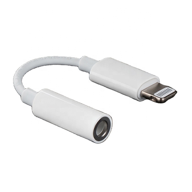 Адаптер AUX для наушников с разъемом Lightning на Шнур 3,5 мм для iPhone 7 8 Xr 11