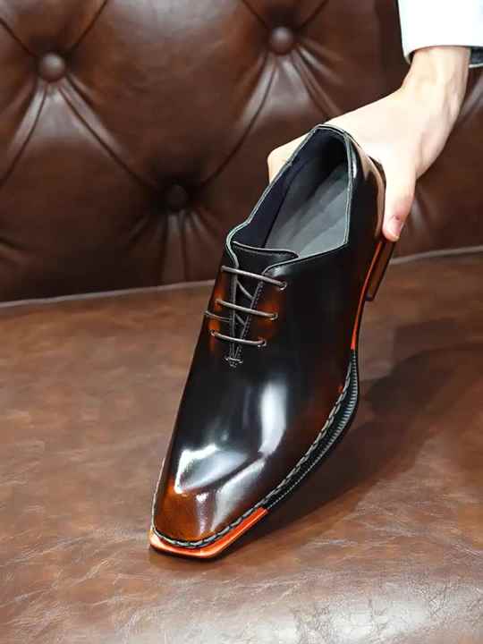 Factory Price Luxury New Italian Stylish Handmade Genuine Cow Leather Mens Oxford Dress Shoes Factory Price Luxury New Italian Stylish Handmade Genuine Cow Leather Mens Oxford Dress Shoes