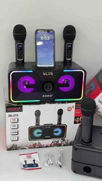 新製品 SDRD SD-215 プロ仕様 LED搭載 ポータブル マイク付き 屋外対応