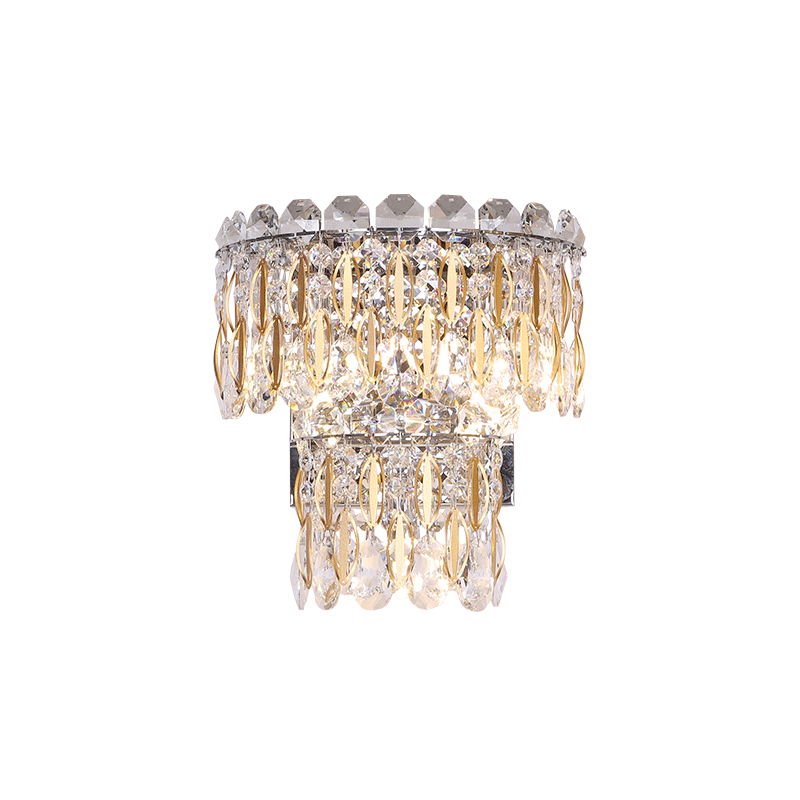 Modern indoor lamp decorative wall sconce lighting with led crystal wall scones
