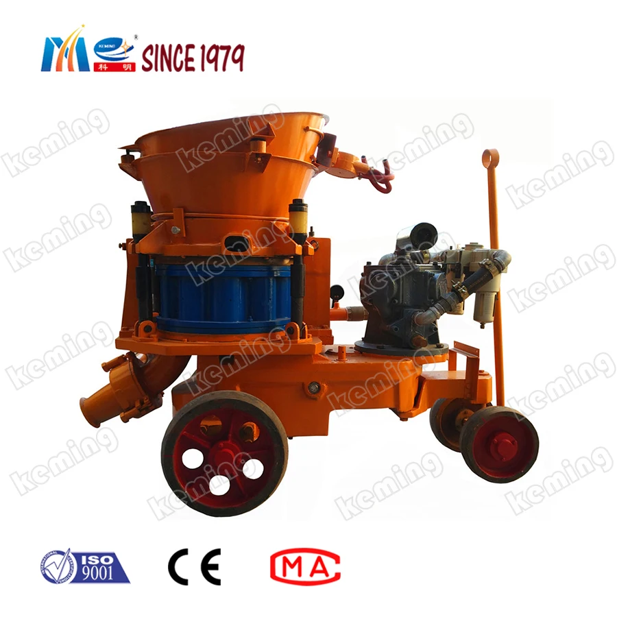 Пневматический двигатель бетон спрей машины сухой дробкрит машина производитель