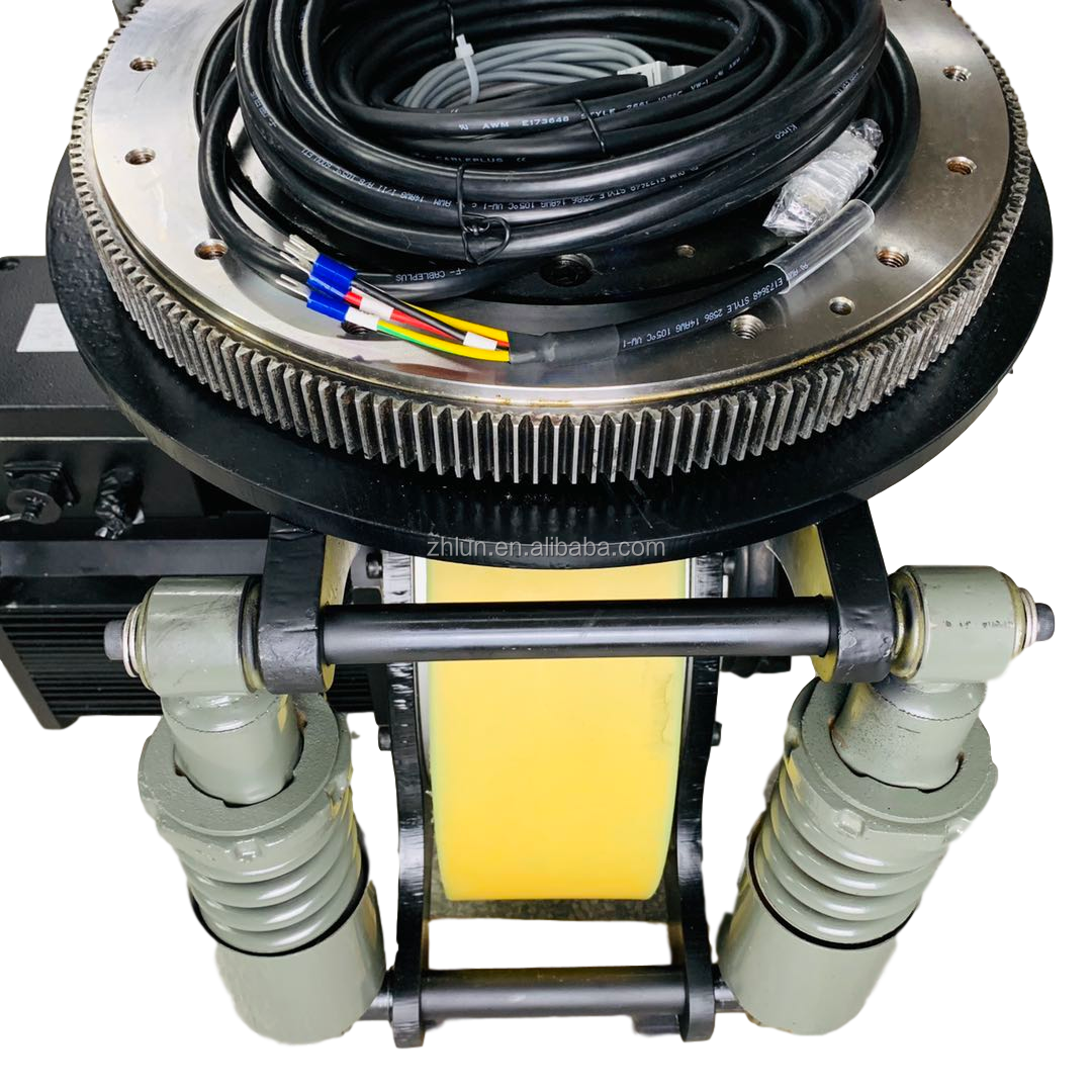 Customization 2000kg Load Electric Drive Wheel Polyurethane Rubber Hub Motor
