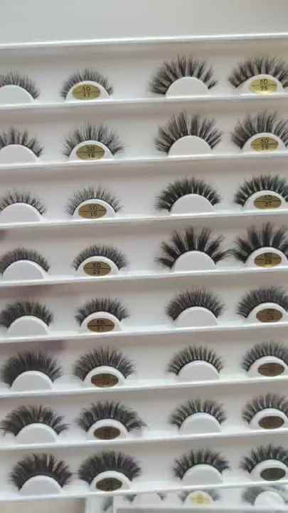 10 Pairs Short Eyelashes 3D Mink Lashes False Eyelashes Handmade Wispy ...