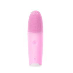 2020 New design mini style Acoustic wave magnetic massage silicone sonic facial cleansing brush sonic face brush