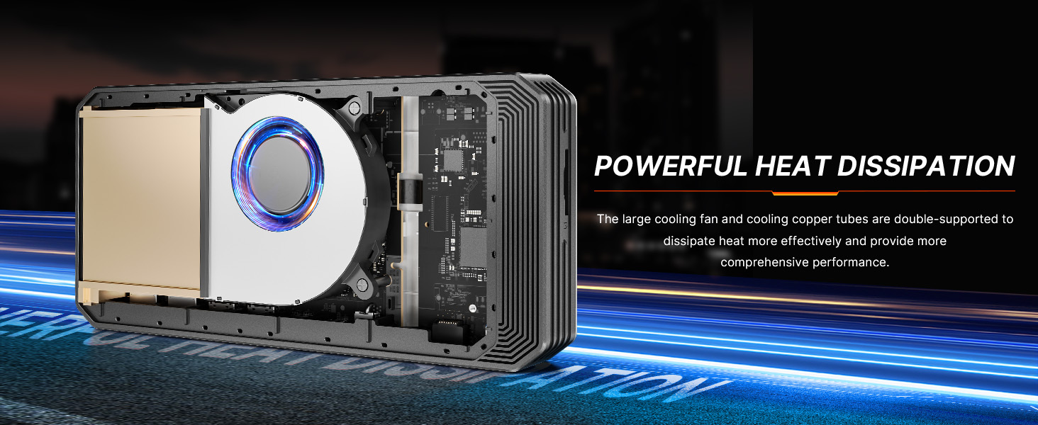 BOSGAME GVP7600 Ultra 7600M XT 8GB GDDR6 M.2 2280 Oculink