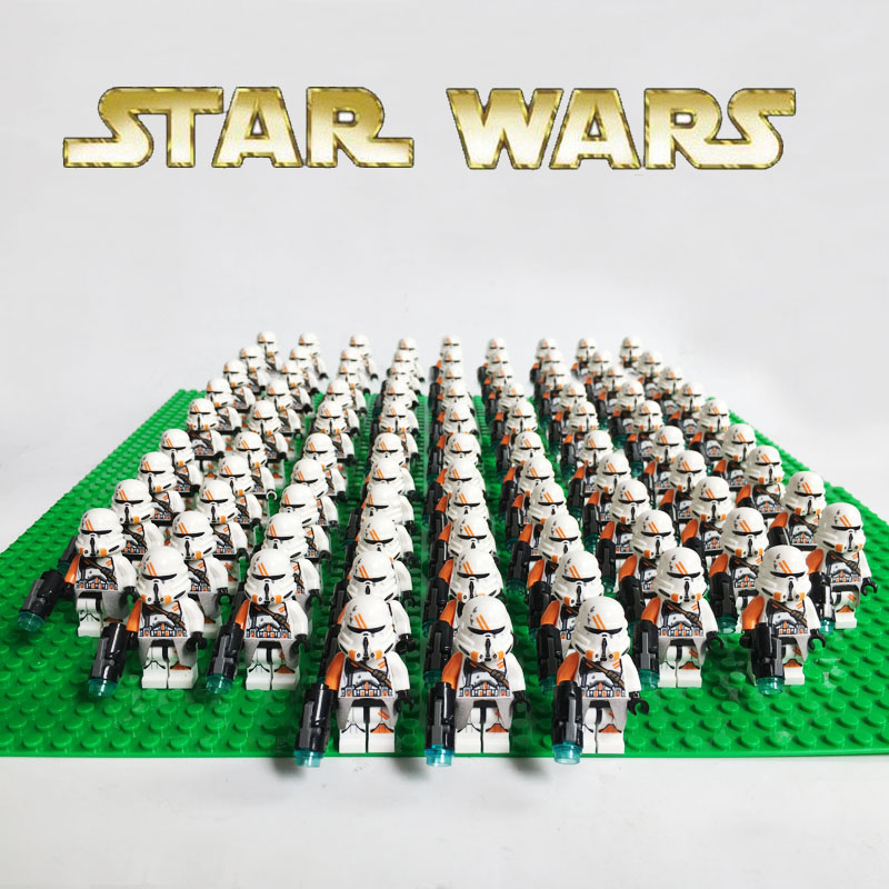 Star Wars Superkampfdroiden Blau 10 Stück Custom Lego Kompatibel