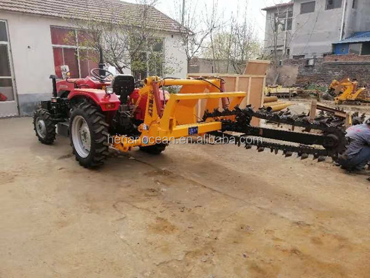 High Quality portable Self-propelled Trenching Machine Trencher For Sale
