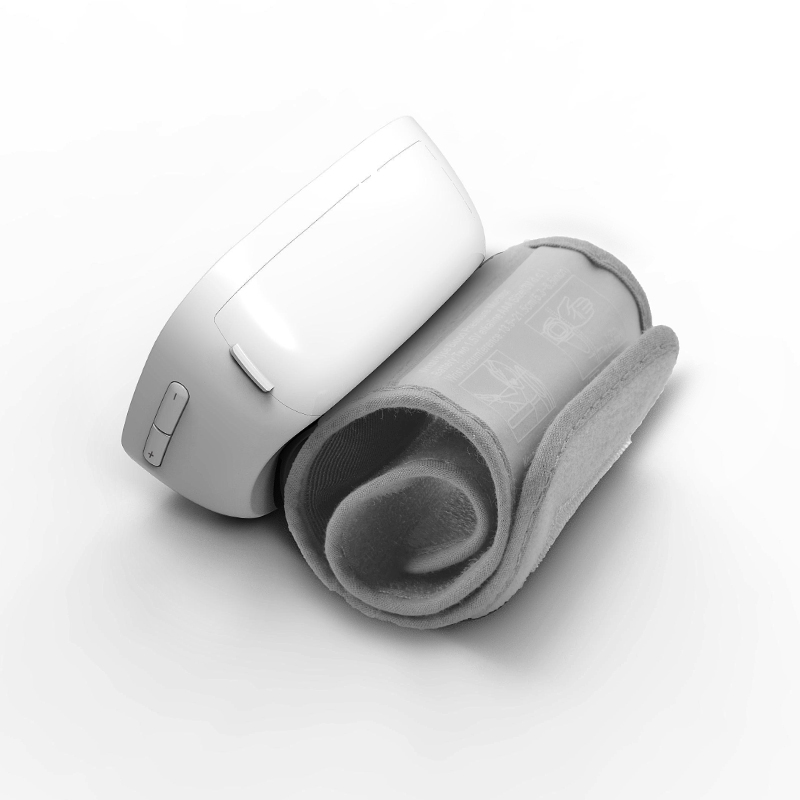 Больница медицинская Тензиометр портативный Бесплатная предплечье умный электронный цифровой наручный монитор для контроля кровяного давления