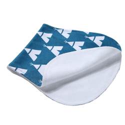 Wholesale GOTS organic cotton polyester burp cloth for baby burp washing cloth