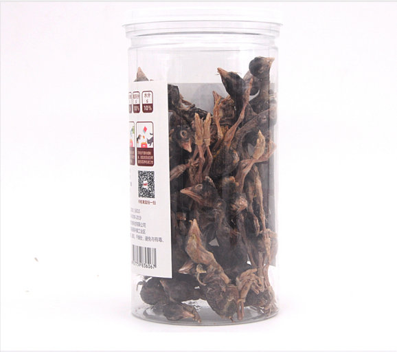 50 г пакет с низкой солью и низким содержанием жира для домашних животных Замороженные перепелиные закуски