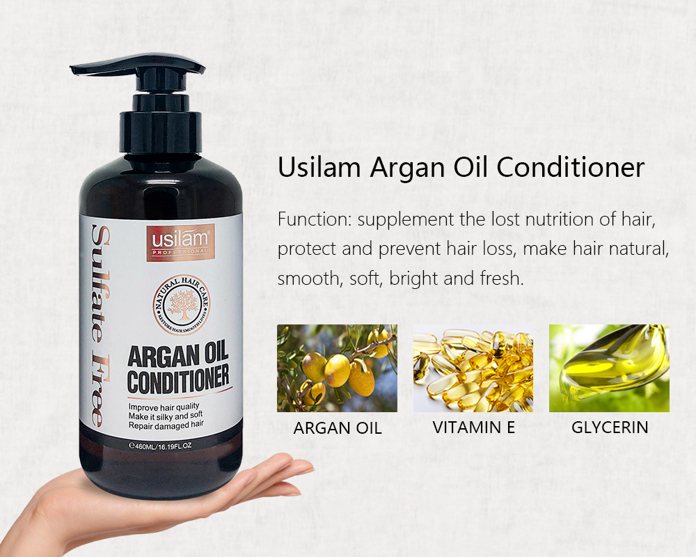 Личный уход за волосами на каждый день частная этикетка натуральный питательный сыпучий органическое Аргановое Масло Кондиционер для волос оптом