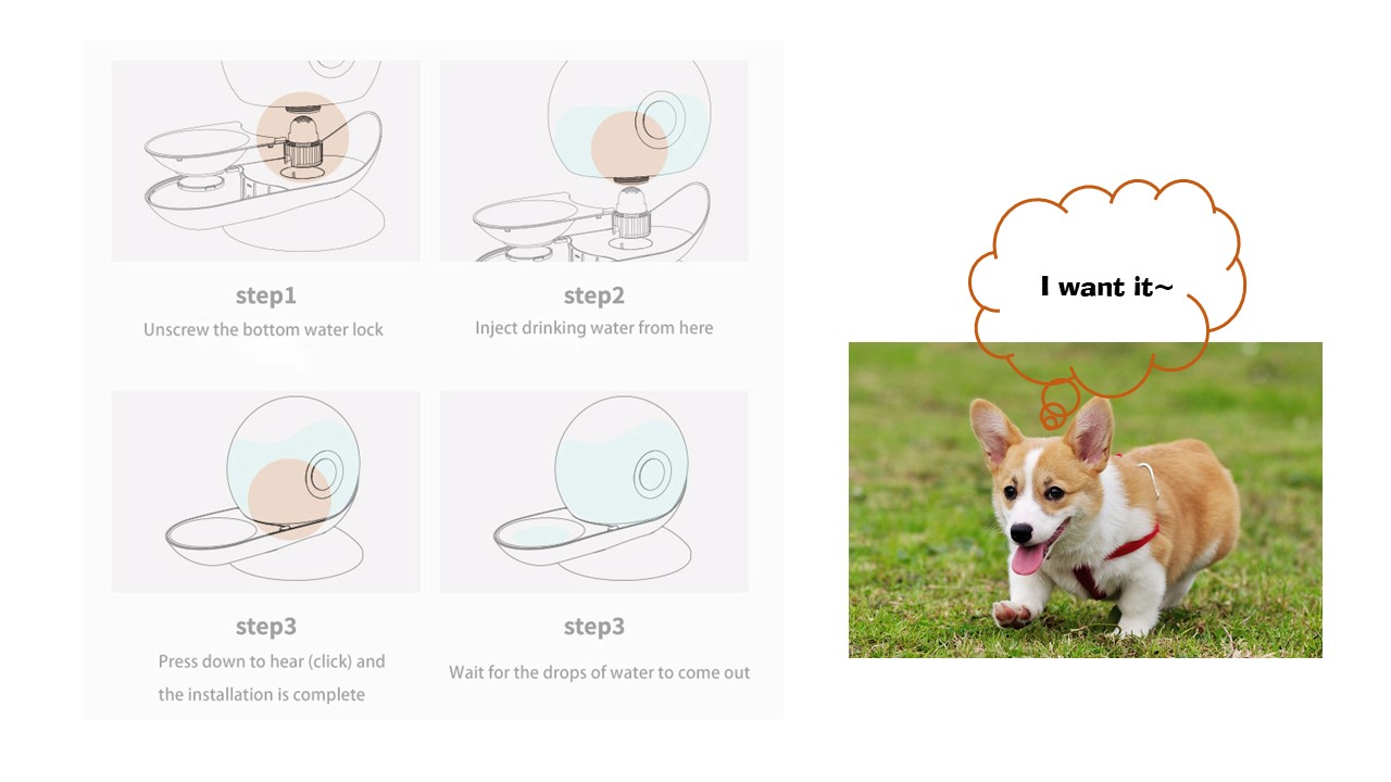 Wholesale Manufacture Hot selling Durable Lovely Pet Water Dispenser Bubble Pet Water Fountain For Dog Cat